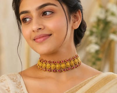 Ruby Coin Heritage Choker