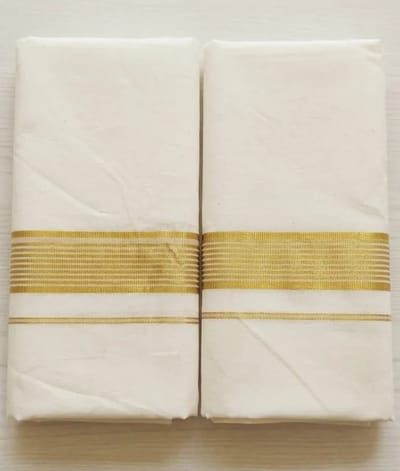 Traditional onam mundu