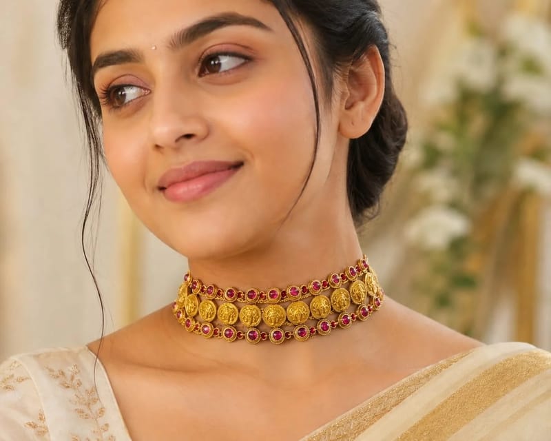 Ruby Coin Heritage Choker