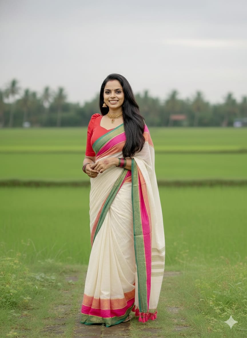 Mul Cotton Set Saree 