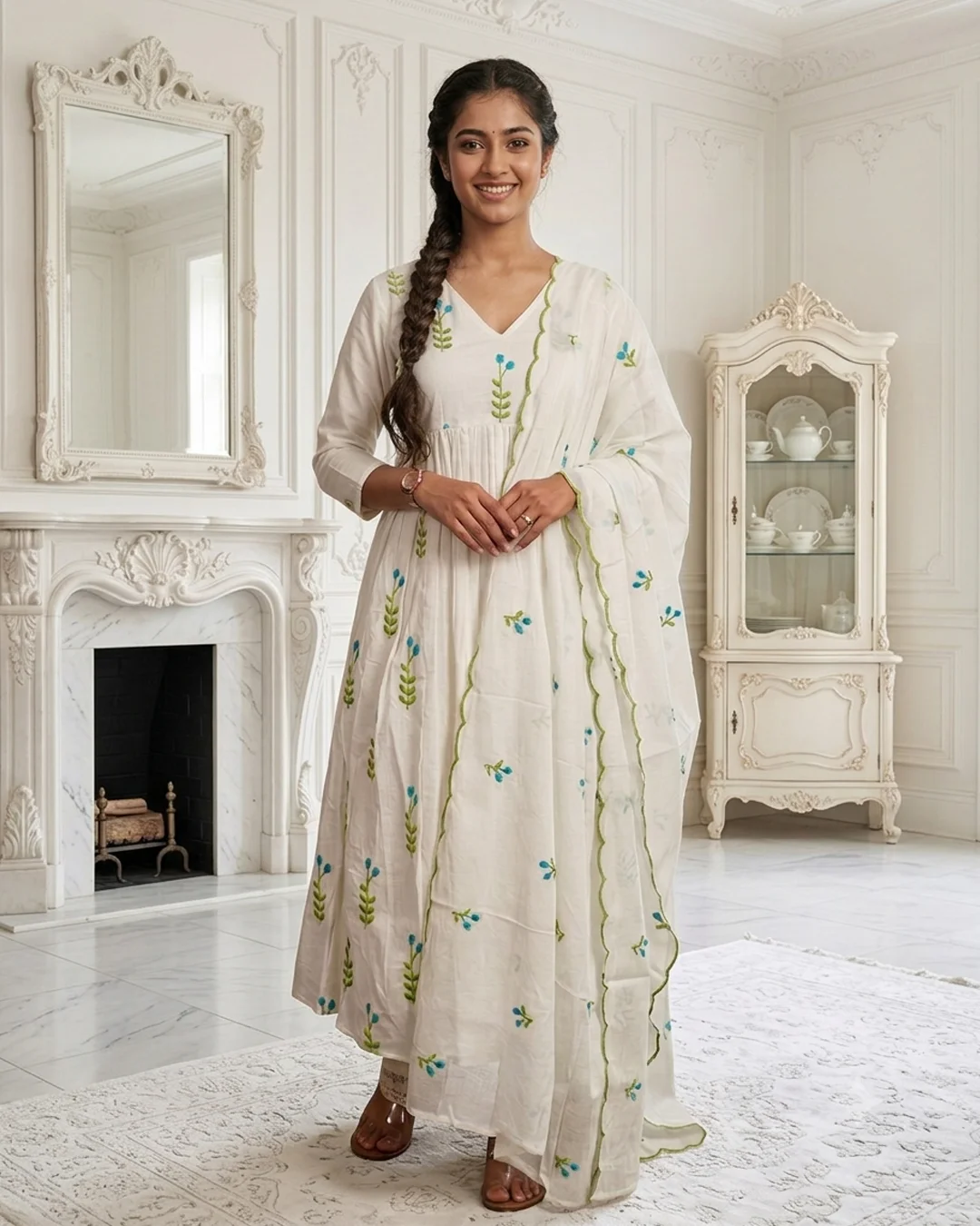 Cotton Three Piece Suit
